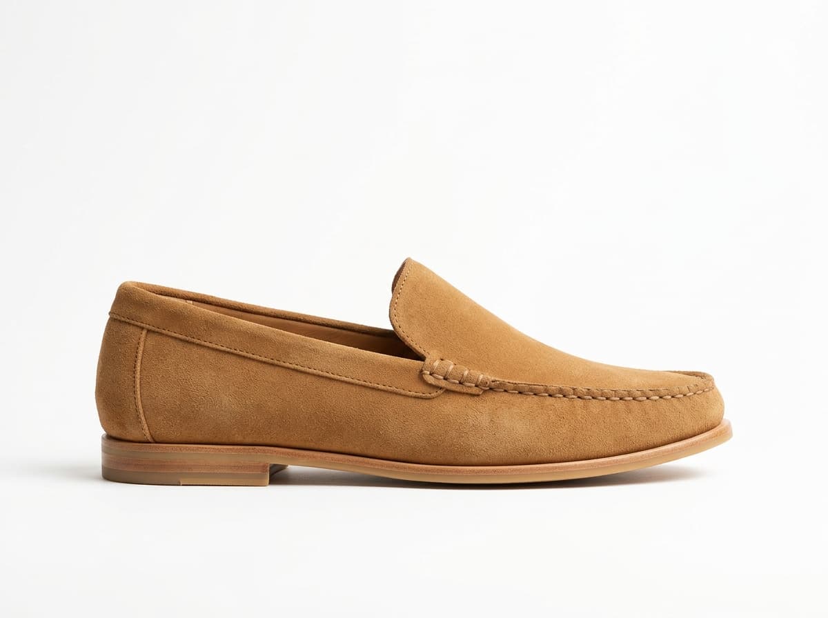 Suede Loafer Tan